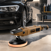 Corded Car Polisher, Random Orbital Polisher 220V for Car Detailing, Variable Speed Polisher for Wet Sanding & Paint Correction