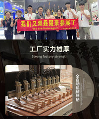 跨境热卖无头水晶电吉他 小双摇琴桥亚克力双双拾音器高档电吉他