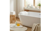Padded Baby Sink Cushion Seat Non-Slip Sink Bath Insert with Suction Cups Portable Contoured Bather for Infant, Newborn, Wash Basin, Bathroom