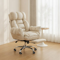 Ergonomic Reclining Office Chair Adjustable High Back Desk Chair Washable Furniture Comfortable for Telecommuting Workers