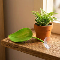 Realistic Oval Foliage Basking Ledge for Climbing Reptiles, Water-resistant Habitat with 5cm Suction Cup, Resting Spot for Tree Frogs and Reptiles