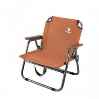 Low-Profile Folding Chair Foldable Portable Seating Lightweight for Picnic Spots