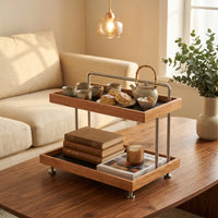 Desktop Storage Rack with Two Tiers Versatile Desktop Shelf Organizer Stable