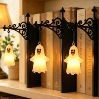 Halloween Bookshelf Lantern Light Bookend Divider
