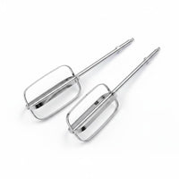 2 Pieces Widely Compatible Hand Mixer Beater Long-Lasting Hand Mixer Whisk Rust-Resistant Egg Whisk Beater