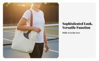 Pickleball Paddle Carrier Large Capacity Pickleball Shoulder Bag Multi-Pocket Sports Tote Multiple Pockets Versatile Design