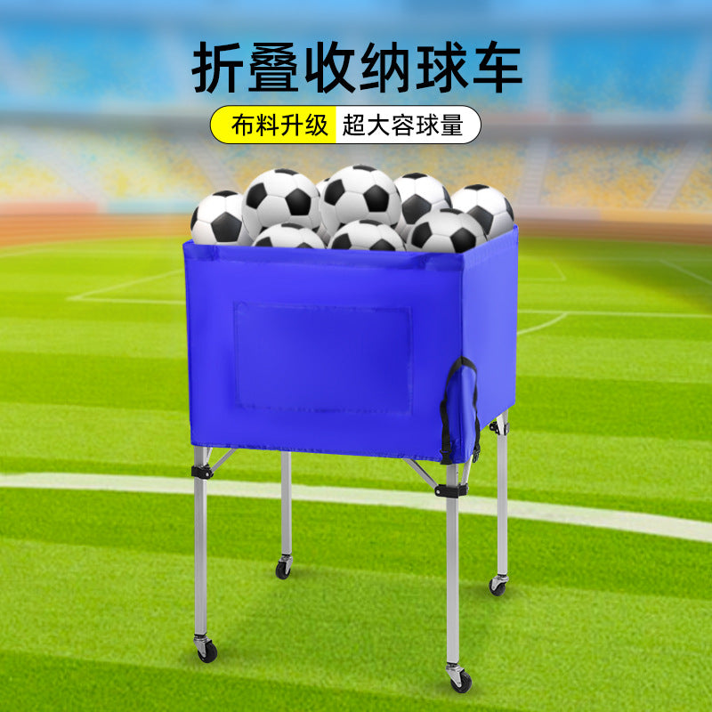 Mobile Volleyball Cart, Basketball Cart, Soccer Ball Cart, Iron Portable Storage Cart Foldable