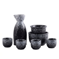 Ceramic Sake Set Sapphire Blue New Chinese Style