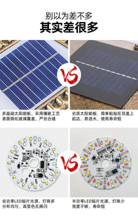 太阳能柱头灯庭院围墙灯大门口柱子户外防水别墅门墩家用超亮接电 太阳能+接电两用款 古铜色25cm(四色带遥控)【加厚铝材】