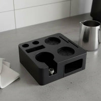 Espresso Pressing Station Multi-Functional Coffee Tamper Stand Universal 51/58mm Espresso Expert Tool Organizer for Baristas
