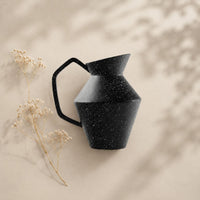 Resin Vase Minimalist Table Vase Broad Opening for Study, Shelf