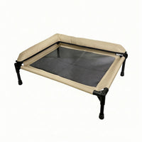 Elevated Pet Bed off the Floor Raised Edge Pet Bed Low-Height