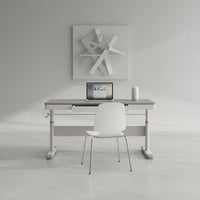 Non-Electric Hand Crank Sit Stand Desk Ergonomic Design Hand Crank Standing Desk Spacious Work Surface Office Furniture Sturdy Construction for Students