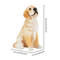 Dog Figurine Realistic Animal Figurine Freestanding for Entryway, Collectors