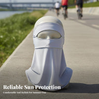 Full Face Sun Cover UPF 50 Protection Face Cover Protection Neck Gaiter Breathable Safeguarding Apparel Lightweight for Beach