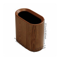 Trash Can Space-Saving Design Narrow Garbage Bin Wastebasket for Office