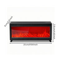 Tabletop Fireplace Dispenser Decorative Fireplace Flame Dispenser Tabletop Humidifier Compact Appliance High-Frequency Vibration