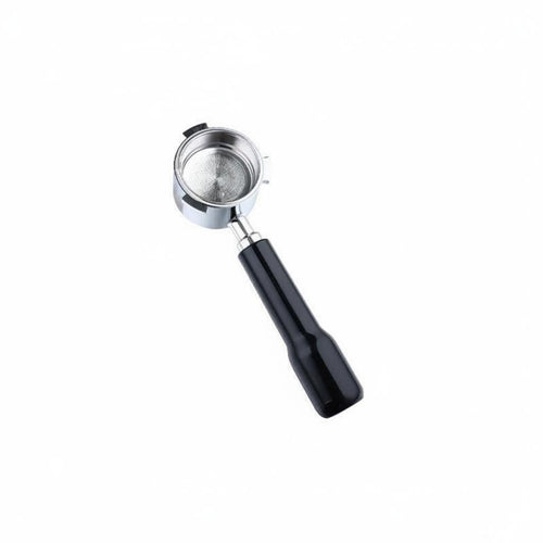 Coffee Machine Handle Bottomless Portafilter Stainless Steel Wood Grip Detachable Filter Basket Precision Filtration Suitable for Professional Barista Home Brewing