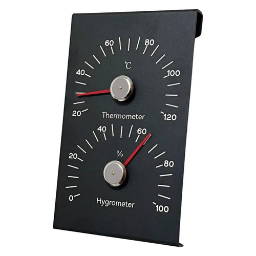 Sauna Thermometer and Hygrometer Aluminum Sauna Thermometer Batterybattery-Free