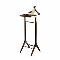 Floor-Standing Suit Rack Multi-Functional Garment Stand Vintage design With Accessory Tray for Adults, Professionals, Office
