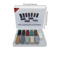 11 Pieces Surface Repair Putty Blocks Assorted Colors Putty Block Kit
