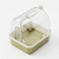 Automatic Bird Bath Tub, Circulating Faucet USB Electric Pet Water Cycle Bath Tub for Parrot Cage, Shower Bath Pet Bird Enrichment
