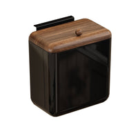 Wall-Mounted Trash Bin Easy to Clean Kitchen Trash Bin with Lid Removable for Apartment