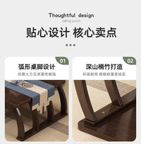 飘窗小桌子炕桌家用榻榻米茶桌新款非实木茶几现代小型多功能茶台 胡桃色80弧形桌