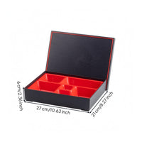 Five-Compartment Bento Box Removable Tray Rectangular Bento Lunch Box