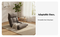 Single-Person Adjustable Floor Sofa Foldable Design Lounge Seat for Bay opening
