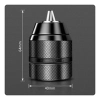 Self-Locking Ratchet Drill Chuck Quick Change Keyless Chuck Adapter Tool Accessory High Force for Construction