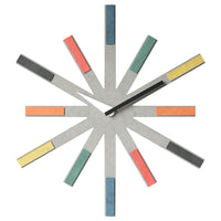WOZOOM Nordic Style Wall Clock for Living Room, Quartz, Battery Powered