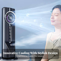 Desktop Water Cooling Fan Cools & Humidifies Portable Misting Fan Quiet USB Desk Chiller for Office, Bedroom, Dorm Room