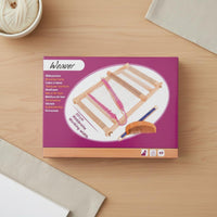 Mini Weaving Loom Creative Hobby Craft Supply Educational for Home, Beginners