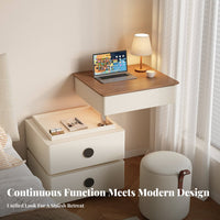 elevatingTop Vanity Nightstand Sturdy Construction for Study, Homeowners, Students