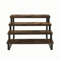 Stepped Display Rack Tabletop Organizer Vintage for Countertop, Collectors
