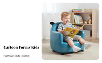 Creature Character Chair Soft and Cuddly children's Upholstered Lounge Chair Easy to Clean Reinforcementive Comfort for Bedroom