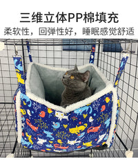 猫窝冬季保暖猫笼子内挂窝四季通用宠物狗窝加厚防寒两用猫咪吊床