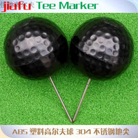 发球t高尔夫发球界标球场发球练习TEEMARK标志圆球形teemark界标