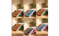 Climbing Cat Stairs with Hideaway Indoor Cat Ramp House Space-Saving Furniture Cozy for Cats, Kittens, Pet Owners, Living Room, Small Apartments, Bedroom