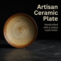 Retro Ceramic Plate, 15-15.9cm Diameter, Brown