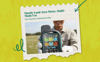 Land Area Measuring Instrument, High Accuracy Handheld Global Positioning Survey Equipment, Multifunctional Measurement, Instant Navigation, Large LCD Screen