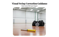 Sound Feedback Badminton Swing Coach Compact and Portable Badminton Swing Training Aid Sturdy Construction for Advanced Players, Home, Gym