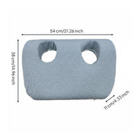 Hollow Ear-Shaped Opening Neck Pillow Headphone Friendly Memory Foam Neck Pillow