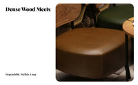 Wood and Iron Dining Set Minimalist Design Outdoor Furnishings utilitarian aesthetic for Cafe Owners, Homeowners