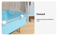 Transparent Hamster enclosure secureResistant Small pet Habitat Clear View for Home