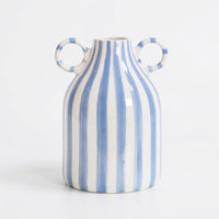 Hand-painted White Porcelain Vase, European Style