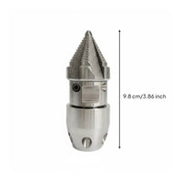 Stainless Steel Sewer Nozzle Clog Removal Rotating Spray Head Long-Lasting