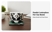 Creative Gift Tear-Away Panda Sculpture Multifunctional Panda Paper Carving Block Multi-Functional for Students, Desktop, Study Desk, School