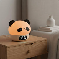 Panda Night Light Timer Function LED Panda Lamp Child-Safe Material for Toddlers